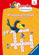 Buchcover und Innenansicht für das Buch: Leserabe - Rätselspaß - Kreuzworträtsel zum Lesenlernen