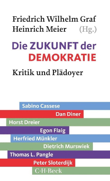 Buchcover und Innenansicht für das Buch: Die Zukunft der Demokratie
