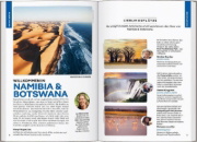 Buchcover und Innenansicht für das Buch: LONELY PLANET Reiseführer Namibia & Botswana