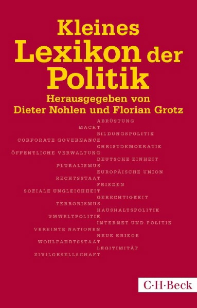 Buchcover und Innenansicht für das Buch: Kleines Lexikon der Politik