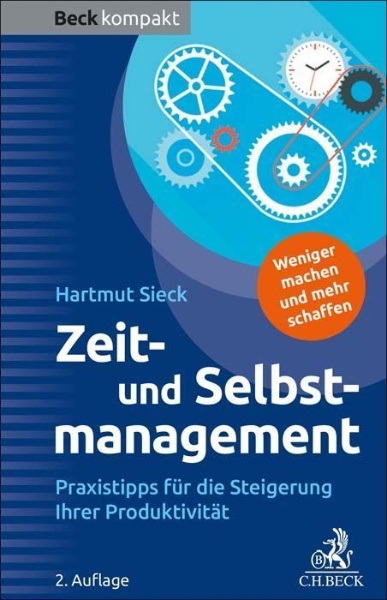 Buchcover und Innenansicht für das Buch: Zeit- und Selbstmanagement