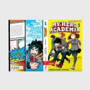 Buchcover und Innenansicht für das Buch: Boku no Hero Academia Yuuei Hakusho