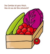 Buchcover und Innenansicht für das Buch: Ausmalbilder für Kita-Kinder: Das dicke Kindergarten-Malbuch: Auf dem Bauernhof