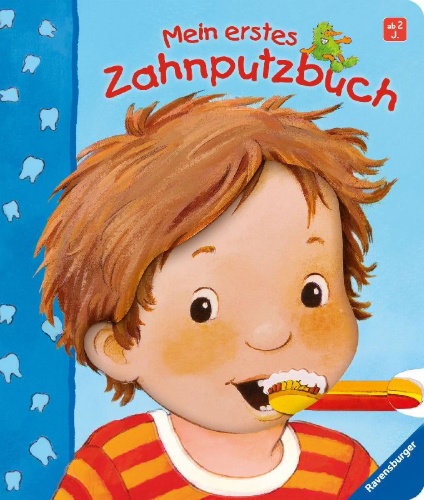 Buchcover und Innenansicht für das Buch: Mein erstes Zahnputzbuch