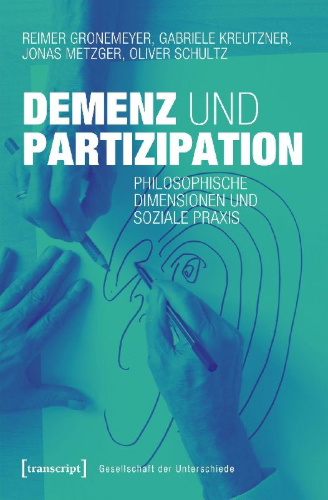 Buchcover und Innenansicht für das Buch: Demenz und Partizipation