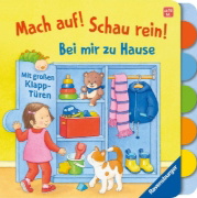 Buchcover und Innenansicht für das Buch: Mach auf! Schau rein! Zu Hause