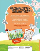 Buchcover und Innenansicht für das Buch: Mein Ausmalstickerbuch - Frühling