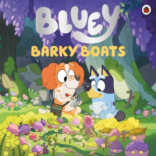 Buchcover und Innenansicht für das Buch: Bluey: Barky Boats