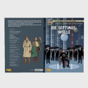 Buchcover und Innenansicht für das Buch: L'ONDE SEPTIMUS