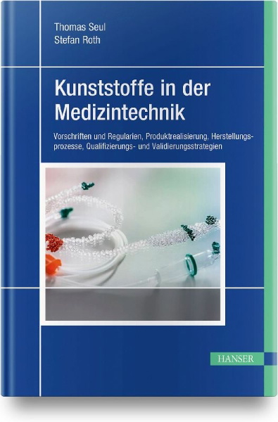 Buchcover und Innenansicht für das Buch: Kunststoffe in der Medizintechnik