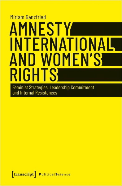 Buchcover und Innenansicht für das Buch: Amnesty International and Women's Rights