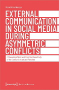 Buchcover und Innenansicht für das Buch: External Communication in Social Media During Asymmetric Conflicts