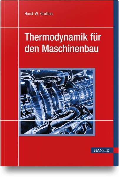 Buchcover und Innenansicht für das Buch: Thermodynamik für den Maschinenbau