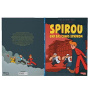 Buchcover und Innenansicht für das Buch: Spirou chez les fous