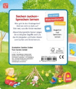 Buchcover und Innenansicht für das Buch: Mein erstes Sachen suchen: Mein Kindergarten
