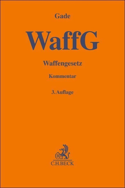 Buchcover und Innenansicht für das Buch: Waffengesetz