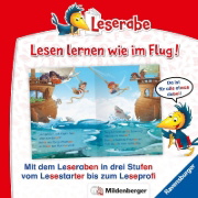 Buchcover und Innenansicht für das Buch: Leserabe mit Mildenberger Silbenmethode - Wilde Piratenabenteuer