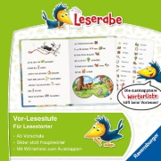 Buchcover und Innenansicht für das Buch: Leserabe Vor-Lesestufe - Die Stadtpark-Detektive