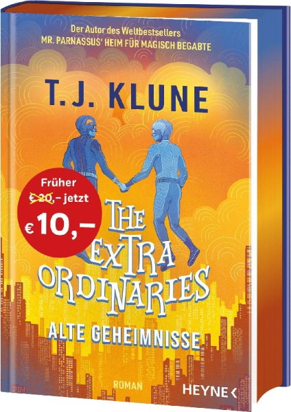 Buchcover und Innenansicht für das Buch: The Extraordinaries - Alte Geheimnisse