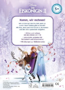 Buchcover und Innenansicht für das Buch: Disney Die Eiskönigin 2 - Mein Vorschulblock: Zählen und Rechnen