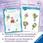 Buchcover und Innenansicht für das Buch: Disney Die Eiskönigin 2 - Mein Vorschulblock: Zählen und Rechnen