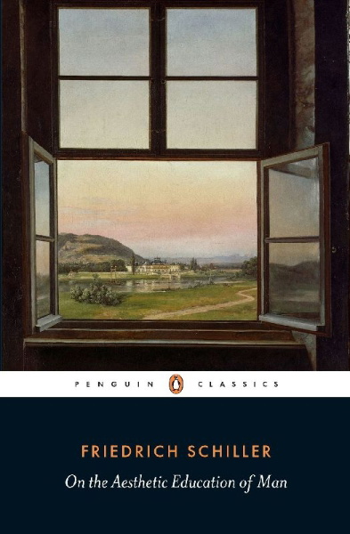 Buchcover und Innenansicht für das Buch: On the Aesthetic Education of Man