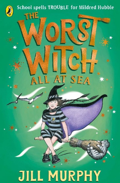 Buchcover und Innenansicht für das Buch: The Worst Witch All at Sea