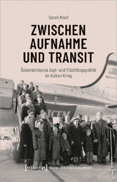 Buchcover und Innenansicht für das Buch: Zwischen Aufnahme und Transit