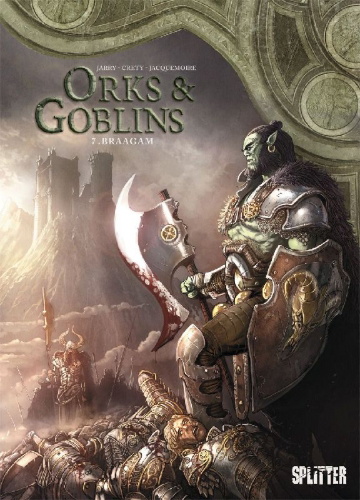 Buchcover und Innenansicht für das Buch: Orks & Goblins. Band 7