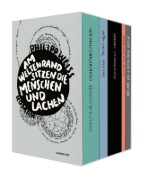 Buchcover und Innenansicht für das Buch: Am Weltenrand sitzen die Menschen und lachen