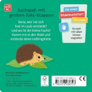 Buchcover und Innenansicht für das Buch: Wo bist du, kleiner Fuchs?