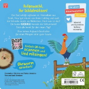 Buchcover und Innenansicht für das Buch: Kikeriki! Vorbei ist's mit der Träumerei!