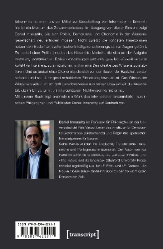 Buchcover und Innenansicht für das Buch: Demokratie des Wissens