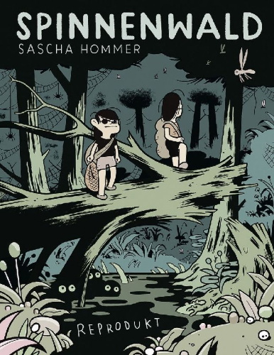 Buchcover und Innenansicht für das Buch: Spinnenwald