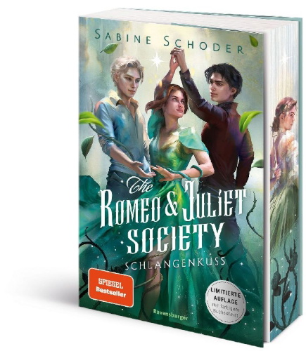 Buchcover und Innenansicht für das Buch: The Romeo & Juliet Society, Band 2 - Schlangenkuss