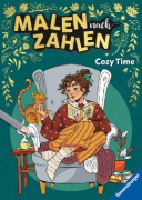 Buchcover und Innenansicht für das Buch: Malen nach Zahlen - Cozy Time