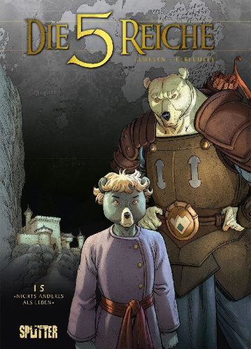 Buchcover und Innenansicht für das Buch: Les 5 Terres 15