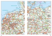 Buchcover und Innenansicht für das Buch: Falk Straßenatlas 2027/2028 Deutschland, Schweiz, Österreich 1:300.000
