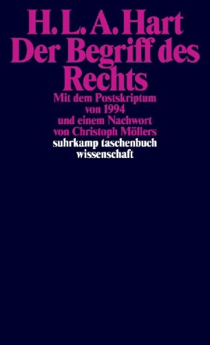 Buchcover und Innenansicht für das Buch: Der Begriff des Rechts