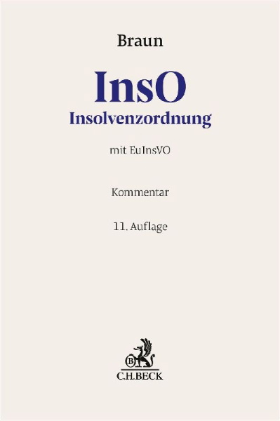 Buchcover und Innenansicht für das Buch: Insolvenzordnung (InsO)