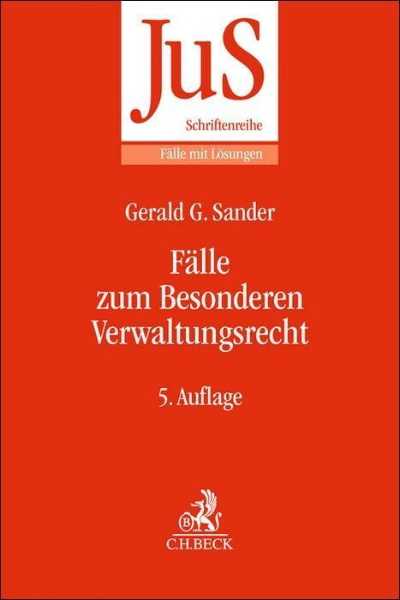 Buchcover und Innenansicht für das Buch: Fälle zum Besonderen Verwaltungsrecht