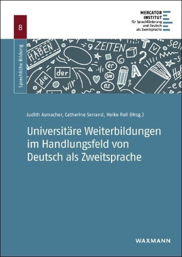 Buchcover und Innenansicht für das Buch: Universitäre Weiterbildungen im Handlungsfeld von Deutsch als Zweitsprache