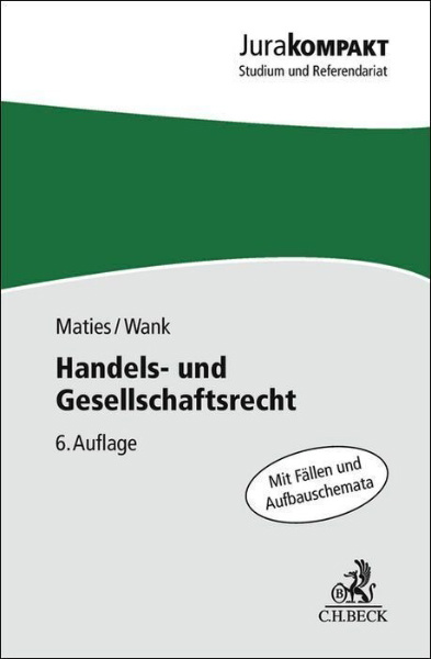 Buchcover und Innenansicht für das Buch: Handels- und Gesellschaftsrecht