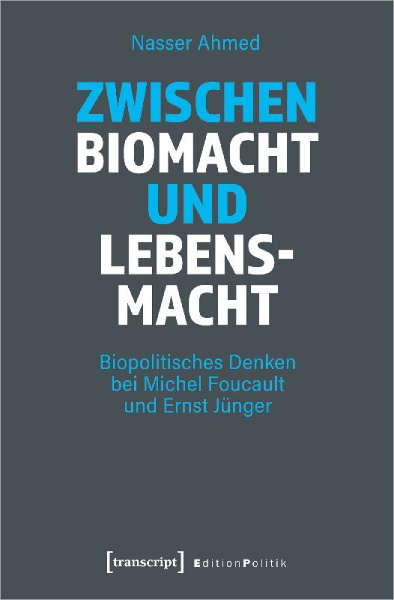 Buchcover und Innenansicht für das Buch: Zwischen Biomacht und Lebensmacht