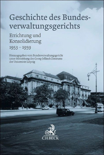 Buchcover und Innenansicht für das Buch: Geschichte des Bundesverwaltungsgerichts