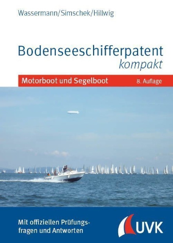 Buchcover und Innenansicht für das Buch: Bodenseeschifferpatent kompakt