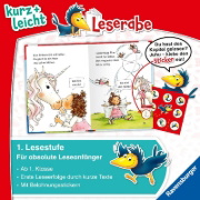 Buchcover und Innenansicht für das Buch: Leserabe 1. Lesestufe Kurz und leicht - Magische Flügel für Fee Fine