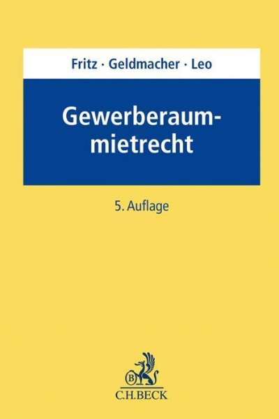 Buchcover und Innenansicht für das Buch: Gewerberaummietrecht