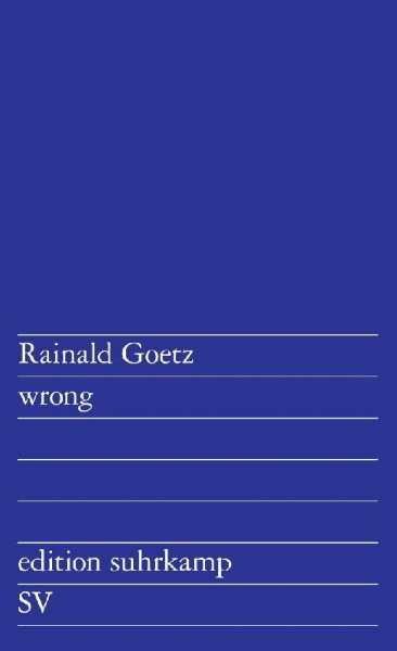 Buchcover und Innenansicht für das Buch: wrong
