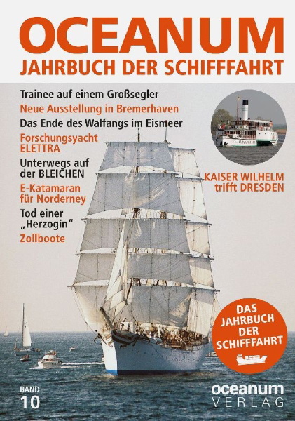 Buchcover und Innenansicht für das Buch: OCEANUM. Das Jahrbuch der Schifffahrt 10